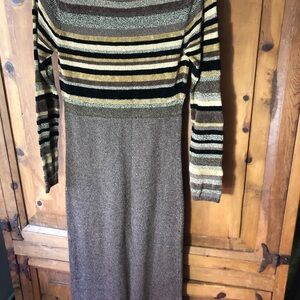 Newport News Earthy Knit Sweater Dress